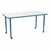 Accent Series Rectangle Collaborative Whiteboard Table (30" W x 60" L)