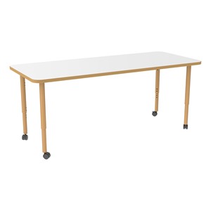 Accent Series Rectangle Collaborative Whiteboard Table
