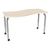 Shapes Series Rectangle Wave Collaborative Table