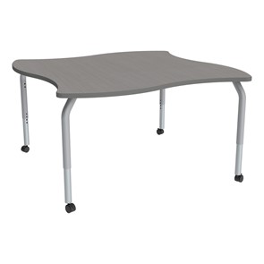Shapes Series Square Wave Collaborative Table