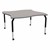 Shapes Series Square Wave Collaborative Table w/ Gray Nebula Top