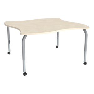 Shapes Series Square Wave Collaborative Table