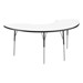 Half Moon Activity Table w/ Whiteboard Top