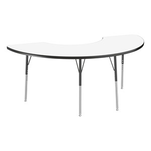 Half Moon Activity Table w/ Whiteboard Top