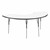 Half Moon Activity Table w/ Whiteboard Top