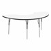 Half Moon Activity Table w/ Whiteboard Top