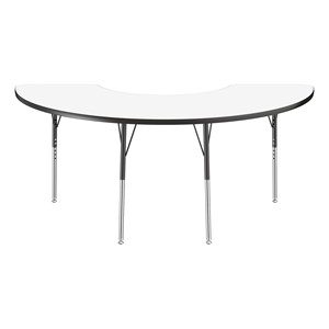 Half Moon Activity Table w/ Whiteboard Top