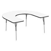 Horseshoe Activity Table w/ Whiteboard Top