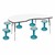 Kidney Activity Table w/ Whiteboard Top & Active Stool Set