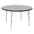 Round Activity Table - Gray Top/Black Edge Band