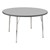 Round Activity Table - Gray Top/Graphite Edge Band