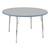 Round Activity Table - Gray Top/Sky Blue Edge Band