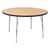 Round Activity Table - Maple Top/Navy Edge Band