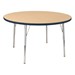 Round Activity Table - Maple Top/Navy Edge Band