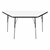 Trapezoid Activity Table w/ Whiteboard Top