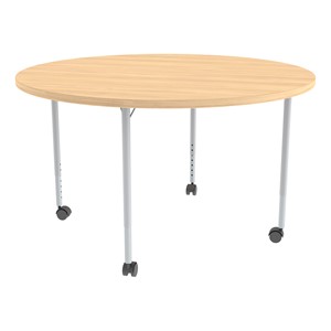 Structure Series Round Mobile Collaborative Table