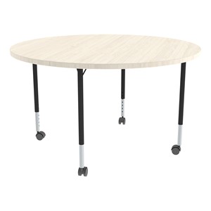 Structure Series Round Mobile Collaborative Table