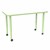 Shapes Accent Series Rectangle Collaborative Table w/ Whiteboard Top - Green Apple