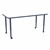 Shapes Accent Series Rectangle Collaborative Table w/ Whiteboard Top (30" W x 60" L) - Navy