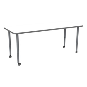 Shapes Accent Series Rectangle Collaborative Table w/ Whiteboard Top - North Sea