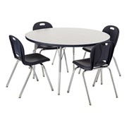 Round Activity Table & Structure Series School Chair Set