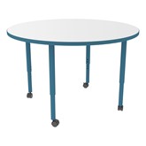 Accent Series Round Collaborative Table w/ Whiteboard Top