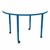 Shapes Accent Series Round Collaborative Table w/ Whiteboard Top  - Brilliant Blue