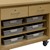Mobile Project Support Cart w/ Two Adjustable Shelves & Doors