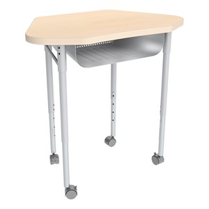 Hex Collaborative Desk w/ Laminate Top & Perforated Book Box