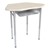 Hex Collaborative Desk w/ Laminate Top & Perforated Book Box