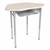 Hex Collaborative Desk w/ Laminate Top & Perforated Book Box