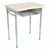 Rectangle Collaborative Desk w/ Laminate Top & Perforated Book Box