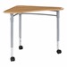 Boomerang Collaborative Desk w/ Solid Plastic Top