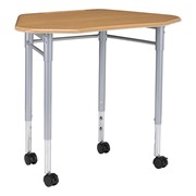 Hex Collaborative Desk w/ Solid Plastic Top