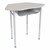 Hex Collaborative Desk w/ Solid Plastic Top & Perforated Metal Book Box