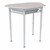 Hex Collaborative Desk w/ Solid Plastic Top & Perforated Metal Book Box