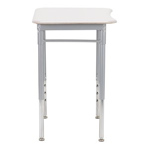 Rectangle Collaborative Desk w/ Solid Plastic Top & Without Book Box