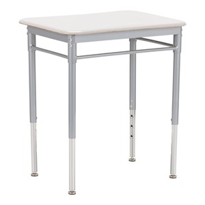 Rectangle Collaborative Desk w/ Solid Plastic Top & Without Book Box