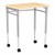 Rectangle Collaborative Desk w/ Solid Plastic Top & Without Book Box