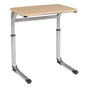 Rectangle Collaborative Desk w/ Solid Plastic Top & Cantilever Legs