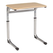Rectangle Collaborative Desk w/ Solid Plastic Top & Cantilever Legs