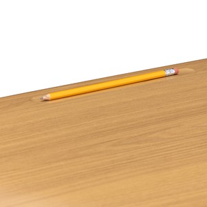 Rectangle Collaborative Desk w/ Solid Plastic Top & Without Book Box