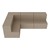 Shapes Series II Vinyl Block Seating Set - L Shape - Taupe Smooth Grain