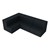 Shapes Series II Vinyl Block Seating Set - L Shape - Navy Crosshatch
