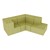 Shapes Series II Vinyl Block Seating Set - J Shape - Green Crosshatch