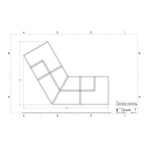 Shapes Series II Vinyl Block Seating Set - J Shape - Grouped Footprint