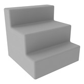 Shapes Series II Vinyl Block Soft Seating - Three-Tier Step