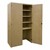 Large Capacity Tall Storage Cabinet w/ Project Cart Storage