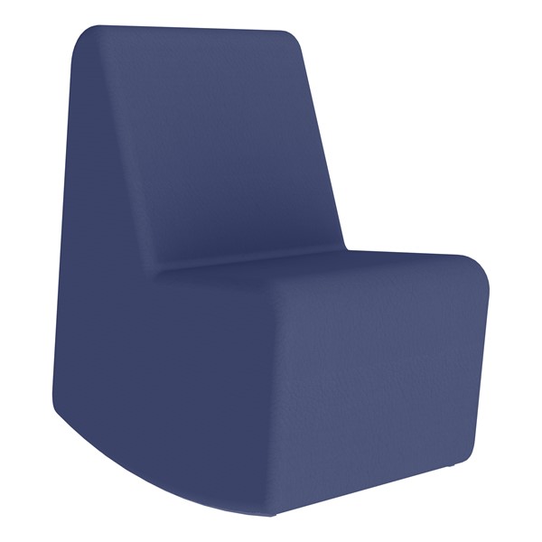 Shapes Series II Vinyl Soft Seating Rocker - Navy