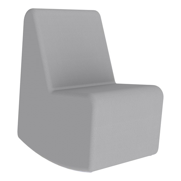 Shapes Series II Vinyl Soft Seating Rocker - Light Gray